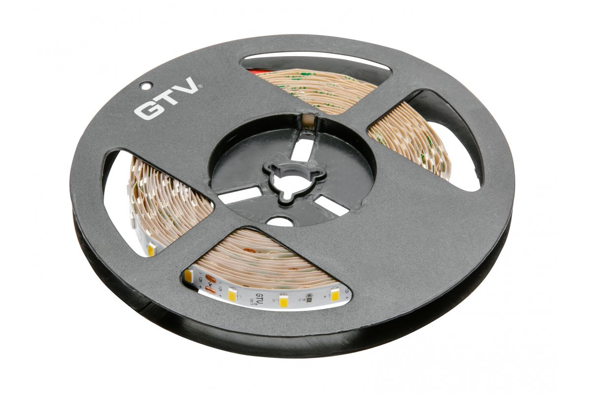 LED juostelė FLASH, 5630, 300 LED, 16W/M, 1750lm/M, 12V, 60LED/M, 4000K, neutrali balta, IP20, 5cm LD-5630-300-20-NE4 GTV