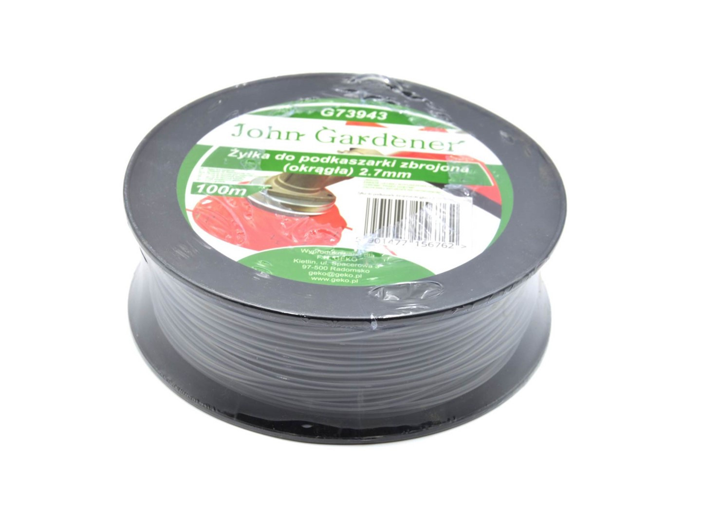 Cutting nylon reinforced line 2.7mmx100m (round ) G73943 John Gardener