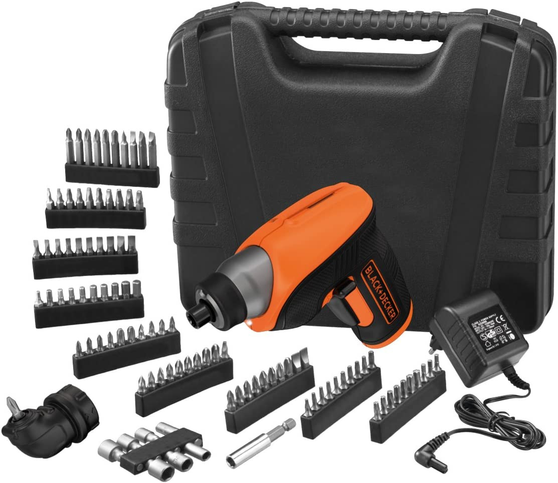 Аккумуляторный шуруповерт + аксессуары 3,6 В (1,5 Ач) CS3652LKA-QW BLACK DECKER