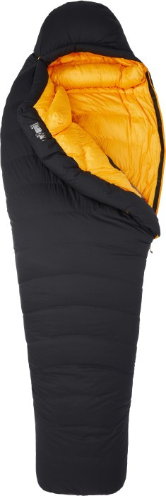 Talvine magamiskott Long Pai Neg 5, 198cm, -20,0 °C, must / kollane, 889169618659, MARMOT