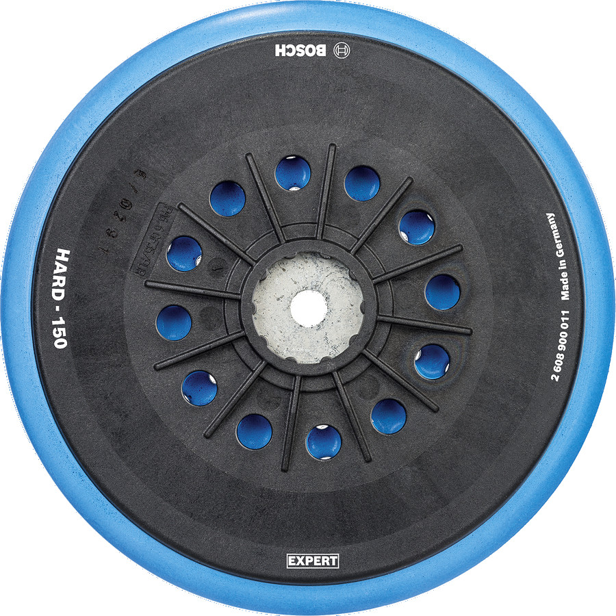 Slīpēšanas pamatne 150mm,Hard, Multi-hole, Ekscentra slīpmašīnām EXPERT MULTIHOLE BALSTA DISKS, 2608900011 BOSCH