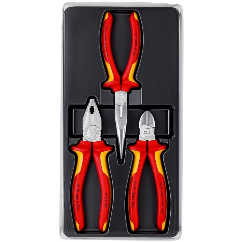 Knaibļu komplekts (3gab.) VDE 1000V 002012 KNIPEX