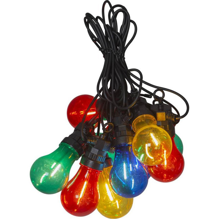 Светодиодная гирлянда 10 LED Circus Filament 4,05 м, цветные 476-77 Star Trading