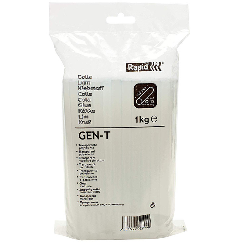 Līmes stienīši GEN-T D12x190mm 1kg AT12 P-09-001 190mm 40302799 Rapid