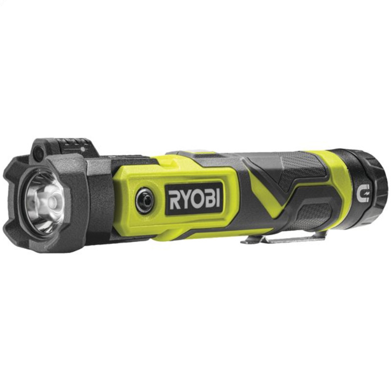 Фонарик аккумуляторный RLP4-120G, USB, 5133006131 RYOBI