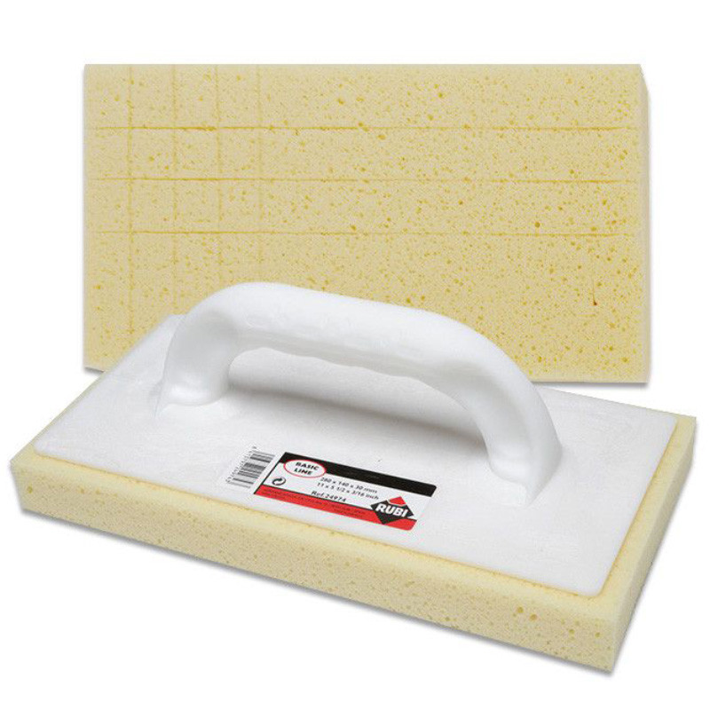 Käepidemega käsn PLASTIC TROWEL WITH PLUS SPONGE Pro; 24988 RUBI