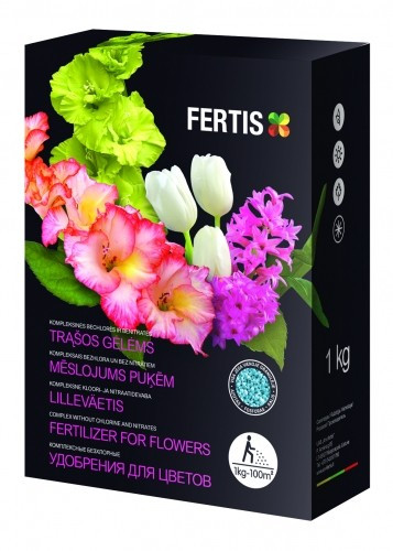 Trąšos gėlėms 1kg 9690112 FERTIS