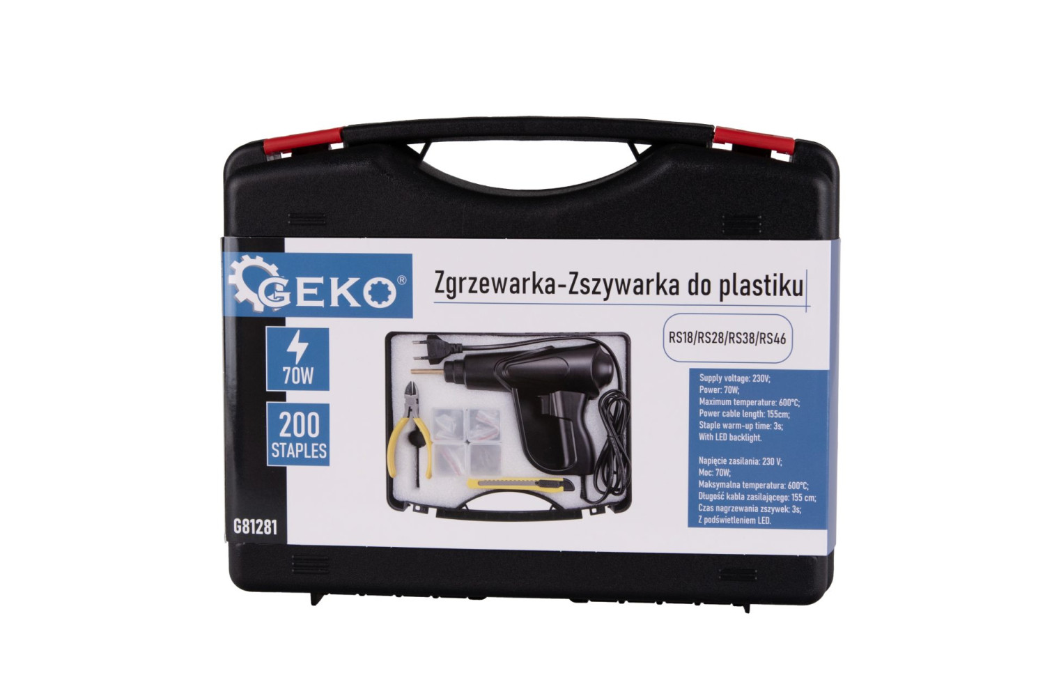 Plastmasas lodēšanas ierīce 70W, G81281, GEKO