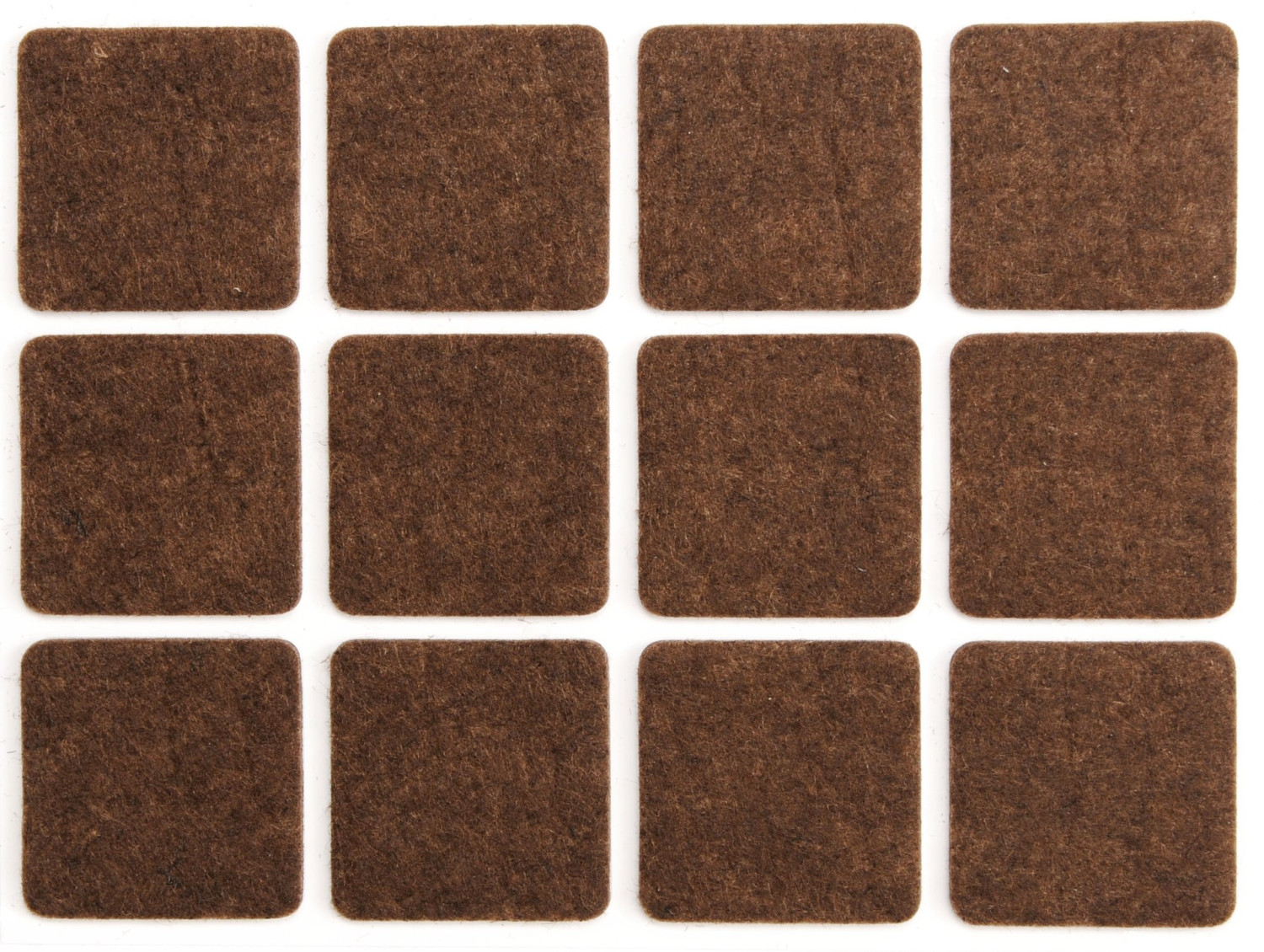 SELF-ADHESIVE FELT PADS 28x28MM 12PCS 74863 VOREL