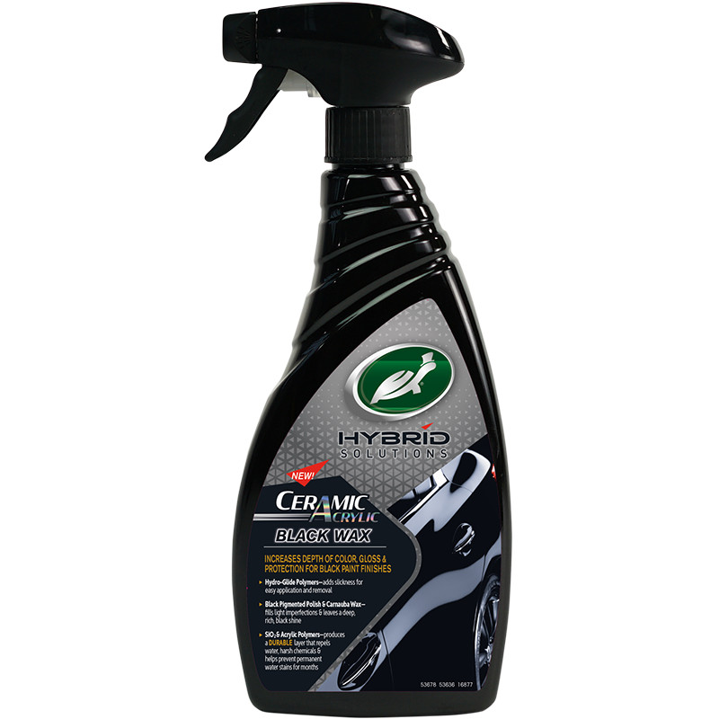 Autovaha Hybrid Solutions Ceramic Acrylic Black Wax, must, 500ml, TW53957 TURTLE WAX