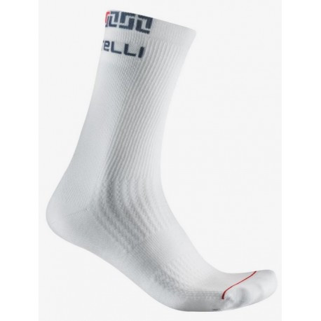 Velo zeķes BANDITO 18 Merino Sock, izmērs: S/M, White, 8056006237201 CASTELLI