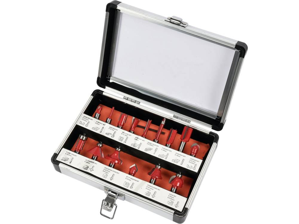 Router Bit Set 15 Pcs YT-68002 YATO