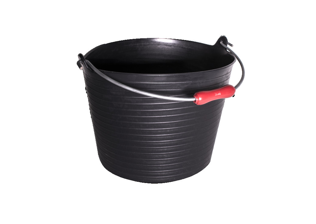 Plastmasas spainis ar metāla rokturi, 20L, modelis "Lightbuck", kods 88712, RUBI