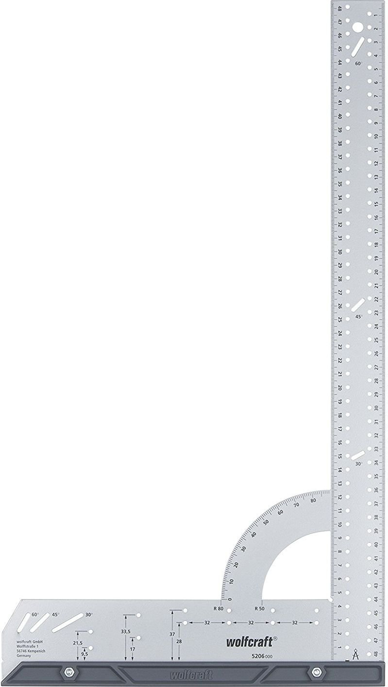 Lenķa lineāls 280 x 500mm WF5206000 WOLFCRAFT