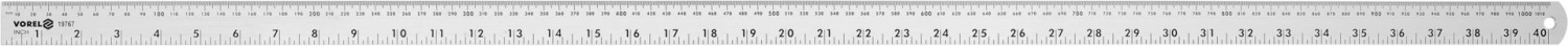 ALUMINIUM RULER 1000 MM 19767 VOREL