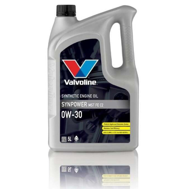 Variklio alyva Synpower MST FE C2 0W30 5L, 901313 VALVOLINE