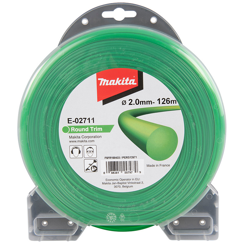 Trimmeri tamiil ümmargune 2,0mm x 126m E-02711 MAKITA