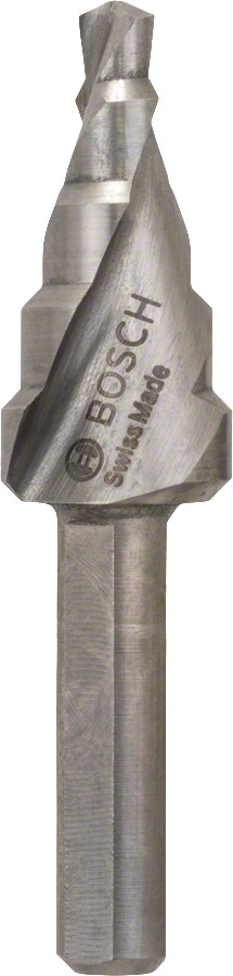 Pakāpjveida urbis met. 4-12x65.0mm 1gab., Urbjmašīnām/skrūvgriežiem HSS PAKĀPJVEIDA URBIS AR 3 PLAKŅU KĀTU, 2608597518, BOSCH