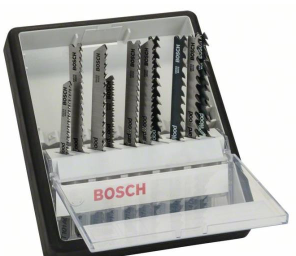 Набор полотен для электролобзика Robust Line (10 шт.), 2607010540, Bosch