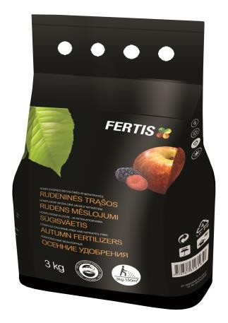 Mēslojums rudens 3kg 9690211 FERTIS