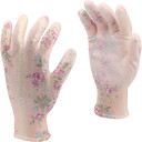 POLYESTER GARDEN GLOVES 8" WERS 74128 FLO