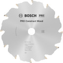 Ripzāģa disks 160x16 mm Construct Wood, Rokas ripzāģiem PRO CONSTRUCT WOOD RIPZĀĢA ASMENS, 2608640630, BOSCH