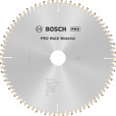 Stacionārā Ripzāģa disks 210x30x80 multi material, Paneļzāģiem PRO MULTI MATERIAL RIPZĀĢA ASMENS, 2608640445, BOSCH