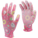 POLYESTER GARDEN GLOVES 9" WERS 74132 FLO