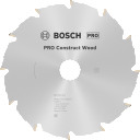 Ripzāģa disks 190x30 mm Construct wood, Rokas ripzāģiem PRO CONSTRUCT WOOD RIPZĀĢA ASMENS, 2608640633, BOSCH