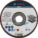 Slīpēšanas disks 125x3.0x22.23 mm, Mazām leņķa slīpmašīnām PRO SEMI-FLEXIBLE SLĪPRIPA AR SAISTVIELĀM, 2608602218 BOSCH