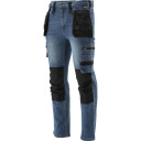 Stretch Jeans Trous. Dark Blue S. S YT-79050 YATO