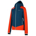 Jaka AEQUILIBRIUM Softshell JKT W, izmērs: L, Storm Blue/Cherry Tomato, 8020647126231 LA SPORTIVA ALPINE TECH