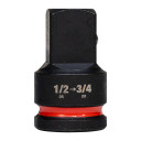 ½COLLAS UZGRIEŽŅU MUCIŅAS TRIECIENATSLĒGĀM - REDUKTORI, IMPACT SOCKET ADAPTOR 1/2" TO 3/4"-1PC, 4932480355 MILWAUKEE