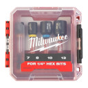 Magnetinių raktų rinkinys 1/4" 4 vnt. 4932492445 MILWAUKEE