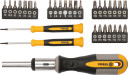 RATCHET SCREWDRIVER SET 31PCS 64655 VOREL