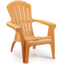 Kėdė plastikinė „Dolomati“ oranžinė
