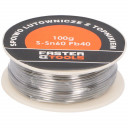 Lodalvas stieple ar kolofoniju 2.5mm, 100g 03-27-0305 FASTER TOOLS