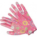 POLYESTER GARDEN GLOVES 8" WERS 74126 FLO