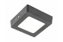 Virsapmetuma LED Griestu Panelis MATIS PLUS, melns, 7W, 560lm, 4000K, IP20, 120° LD-MAN07W-NBP-10 GTV