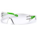 Goggles Pheos S transparent, white / green UVEX