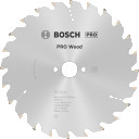 Ripzāģa disks 160x20/16mm Optiline Wood, Rokas ripzāģiem PRO WOOD RIPZĀĢA ASMENS, 2608640596, BOSCH