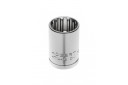 Spline socket 1/2", 22 mm, CrV50BV30, DIN 3121