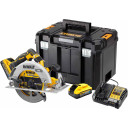 Akuketassaag, 2x5Ah, 190mm, POWERSTACK FLEXVOLT ADVANTAGE TSTAK, DCS573H2T, DCS573H2T-QW DEWALT