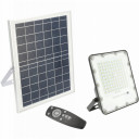 Solārais LED prožektors BRAVOS, 100W, 1000lm, 6400K, IP65, 120°, saules panelis, LD-BRAVOS100W-64 GTV