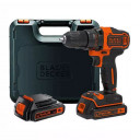 Аккумуляторная шуруповерт - дрель 18 В 1,5 Ач BDCDD186KB BLACK DECKER