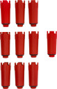 SEALING PLUG RED 1/2" 10PCS 54903 VOREL