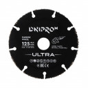 Cutting disc for wood, plastic ULTRA 125x1x22.2mm DNIPRO-M