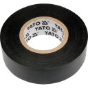 Isolatsioonilint 0,13mm 19mmx20M must YT-8165 YATO