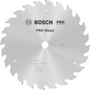 Ripzāģa disks 184x16 mm Optiline Wood, Rokas ripzāģiem PRO WOOD RIPZĀĢA ASMENS, 2608640817, BOSCH