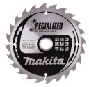 T.C.T. Zāģripa 165X1.50X20mm 20° T24 SPECIALIZED 5 gab., B-09173-5 MAKITA